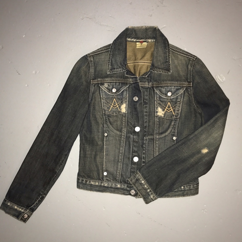 NWOT 7 FOR ALL MANKIND Jean Jacket Size Small