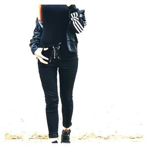 💥SALE💥Lace up twill skinny pants