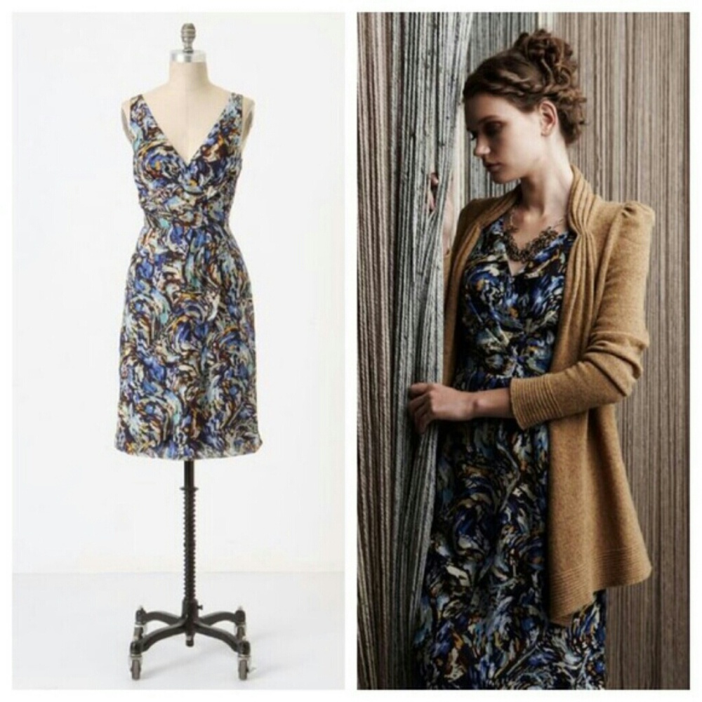 Anthropologie Moulinette Soeurs Oak Apple Dress
