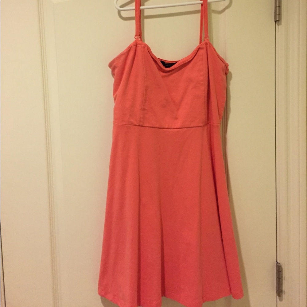 Coral dress