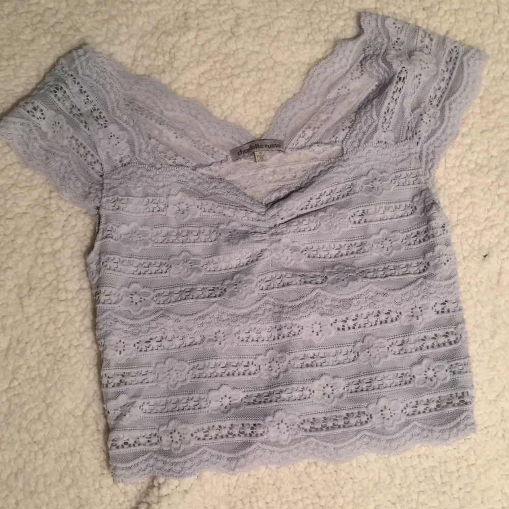Lace crop top