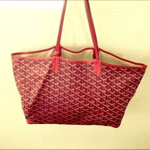 Goyard St Louis in red
