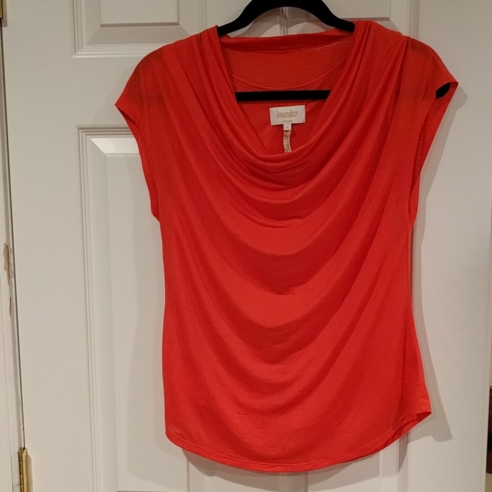 Laundry by Shelli Segal Knit Red Top