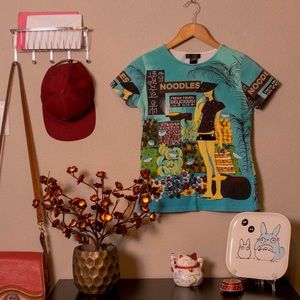 Beaded Korean Graphic Tee