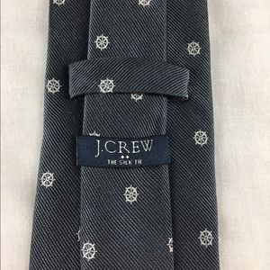 J. Crew "The Silk Tie" Gray Skinny Classic Men's