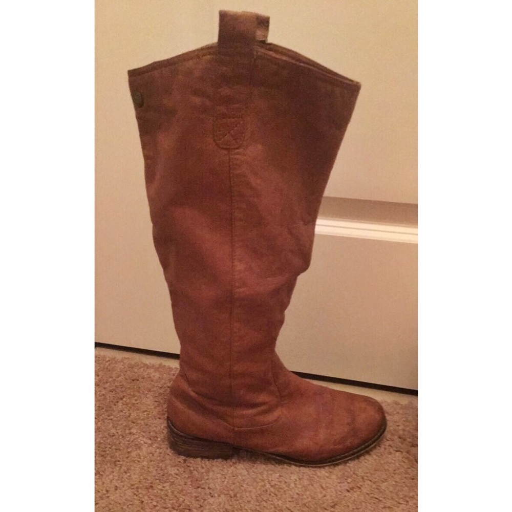 Faux Leather Boots