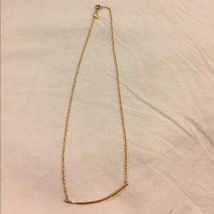 Gorjana gold bar necklace