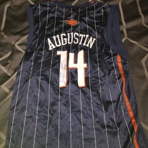 DJ Augustine signed Charlotte Bobcats jersey