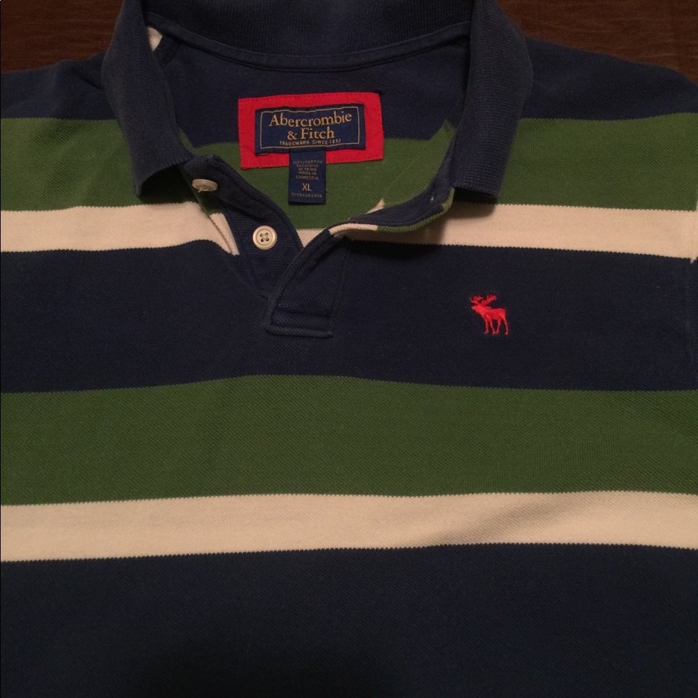 Polo shirt by Abercrombie and fitch striped