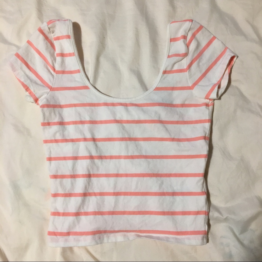 NEW Forever 21 Striped Crop Top