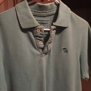 Polo shirt by Abercrombie and fitch sky blue
