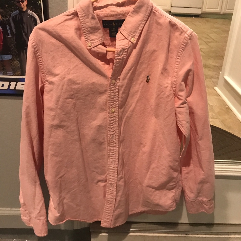 Polo Ralph Lauren Pink Cotton Dress Shirt