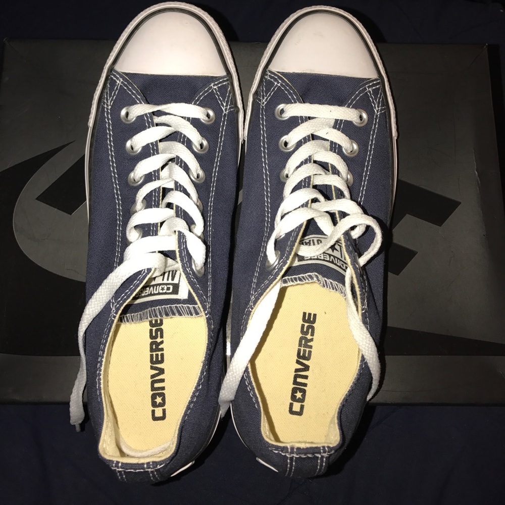 Blue Chuck Taylor Converse lows