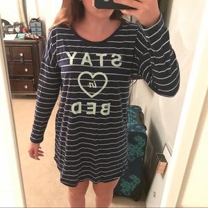 Striped Victoria Secret Nightgown