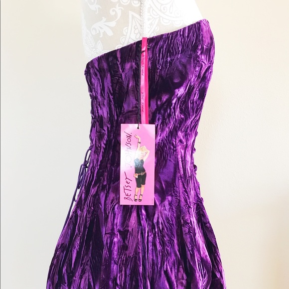 betsey johnson purple dress