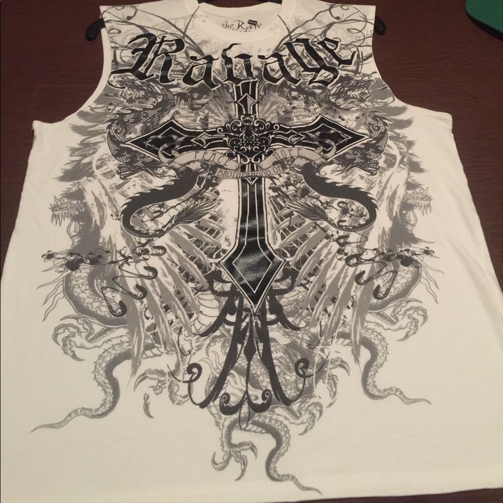 Sleeveless shirt Rabage cross