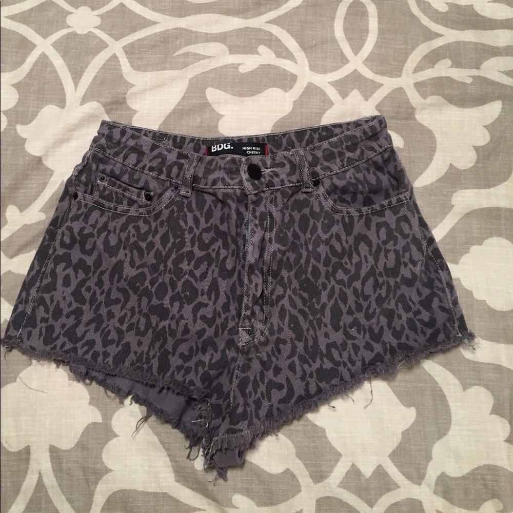 Hi-rise BDG Jean shorts