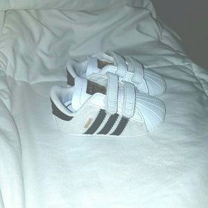 Adidas Superstar infant sneakers size 2c