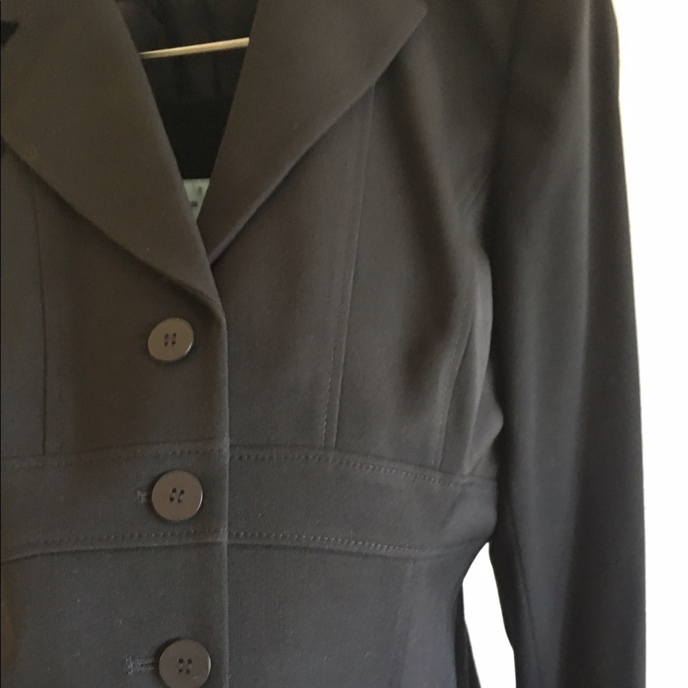 NWT John Meyer unreal pant suit jacket blk empire!