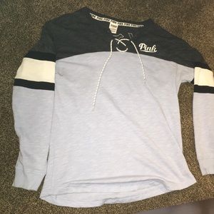 Long Sleeve - Lace up - T- Shirt