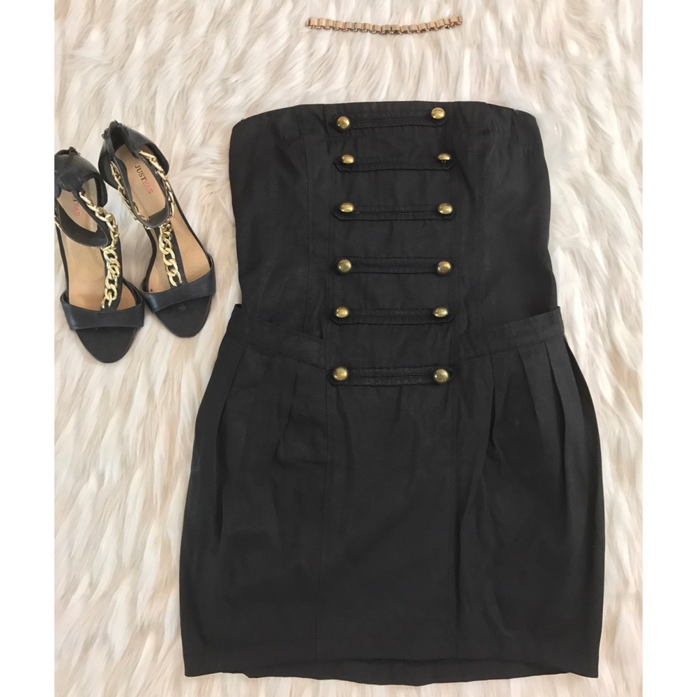 Unique military Beyoncé mini dress