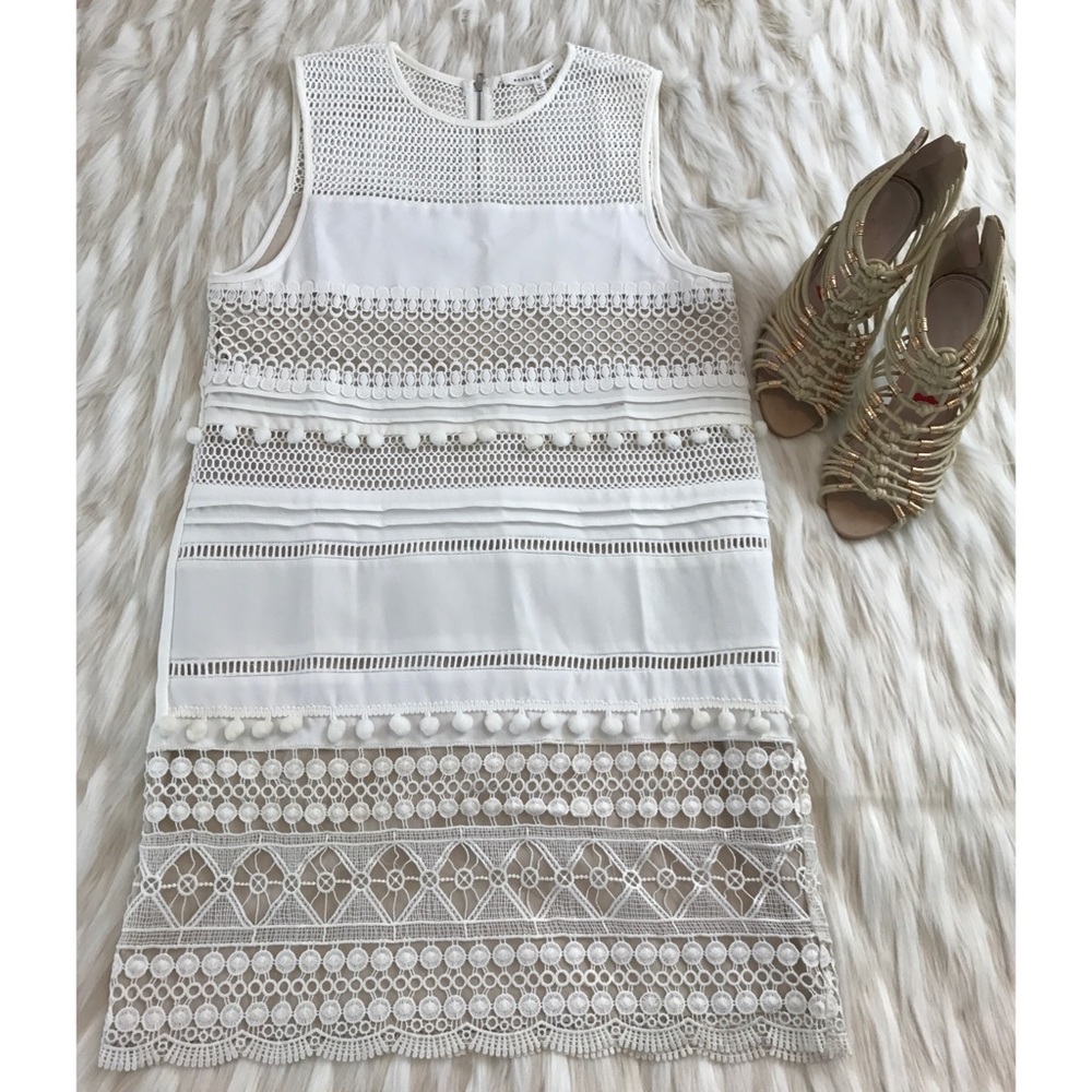 Unique white Lace dress