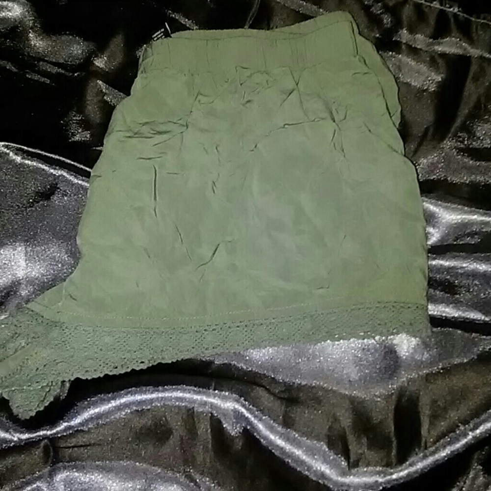 Dark green shorts
