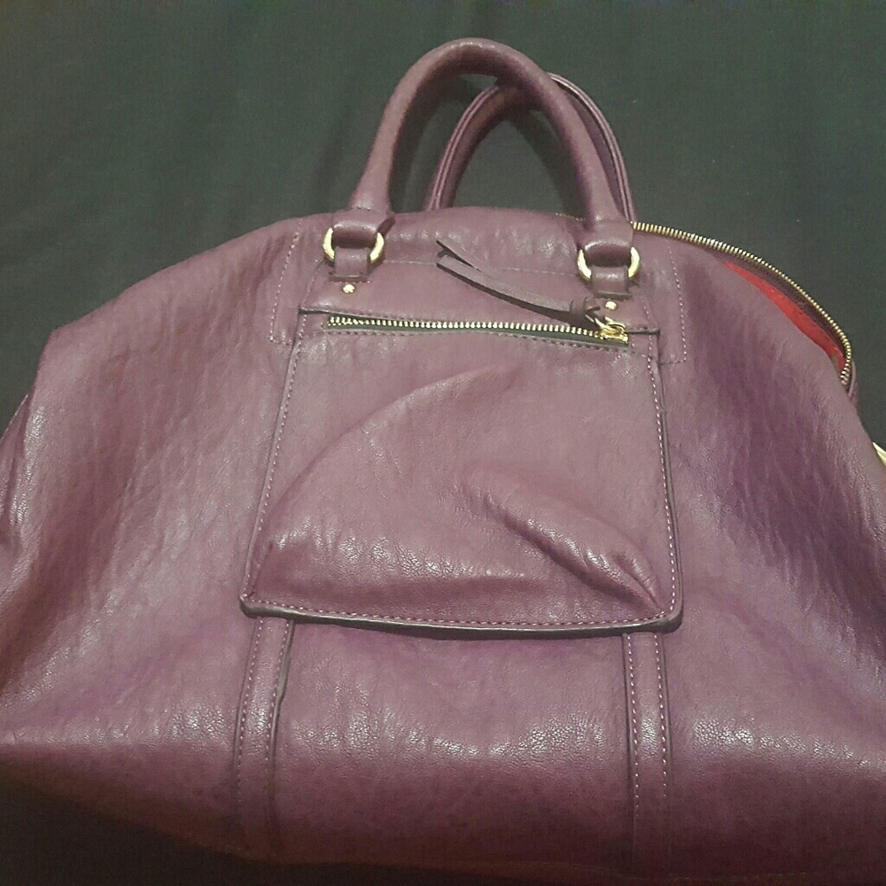 Purple bag.
