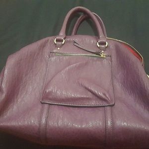 Purple bag.