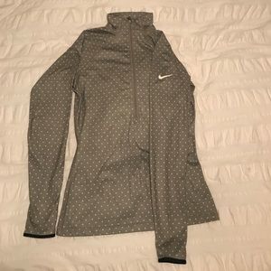 Nike Dri-Fit polka dot workout jacket (Medium)