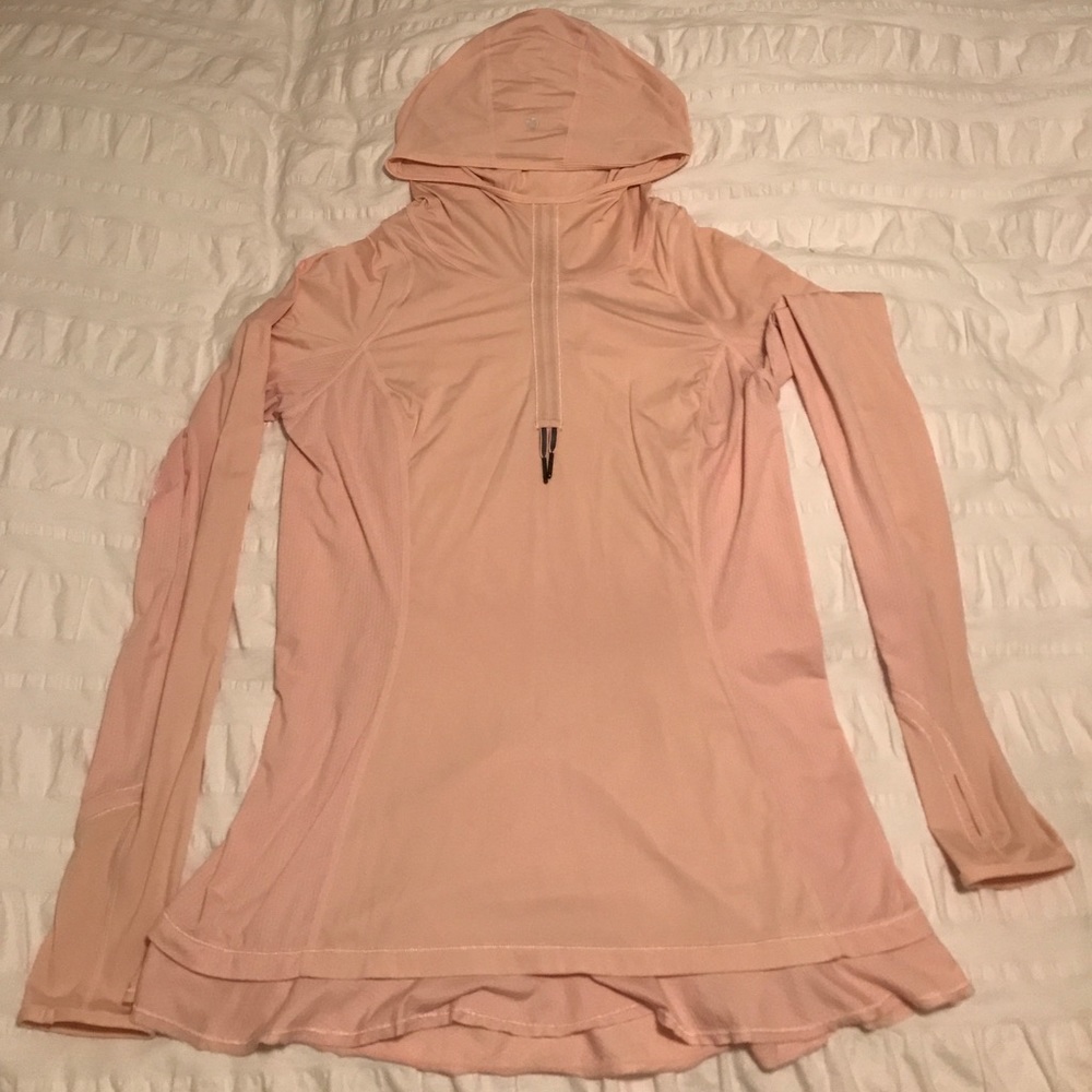 Pink Lululemon running jacket size 10