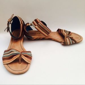 Rampage Low Wedge Ankle Strap Sandal