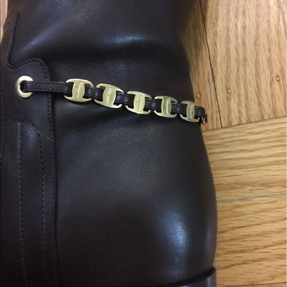 Ferragamo Nando Riding Boots - Picture 7 of 8