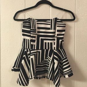 Asymmetric strapless