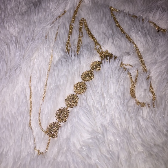 N.W.O.T Gold medallions body chain - Picture 3 of 6