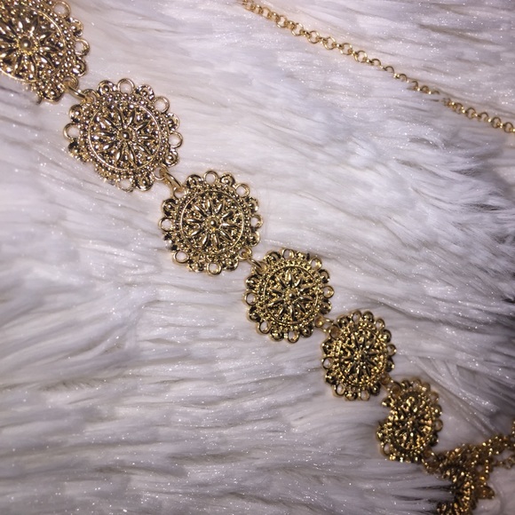 N.W.O.T Gold medallions body chain - Picture 5 of 6