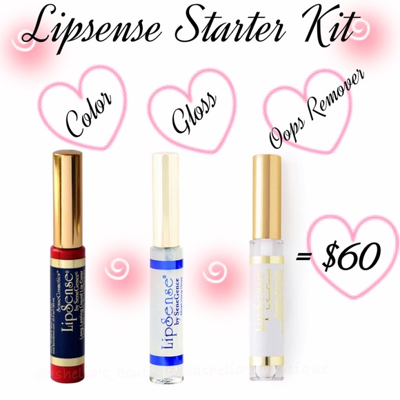 8 off Lipsense Other SALE Lipsense BLU RED Long Lasting Starter Kit