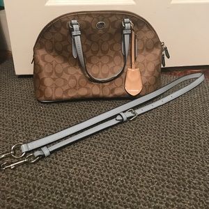 Coach Crossbody Light Blue Bag