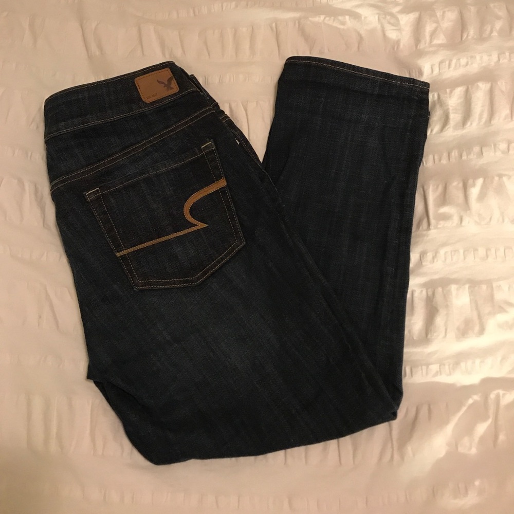 American Eagle crop jeans size 8