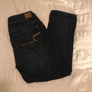 American Eagle crop jeans size 8