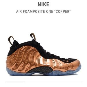 Nike air Foamposite "copper"
