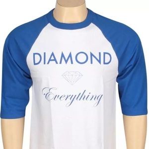Men's XL Diamond Supply Co. Raglan Graphic Tee
