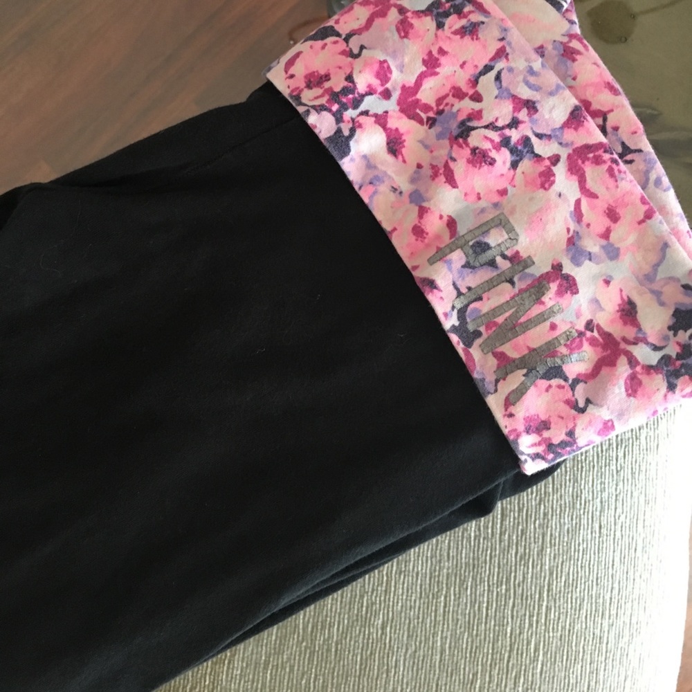 Victoria Secret PINK floral leggings