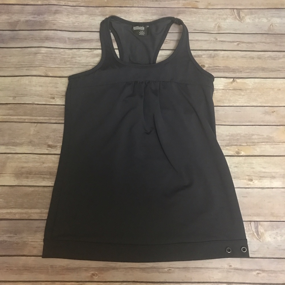 Athleta Extra Small Fitness Racerback Tank Gray XS