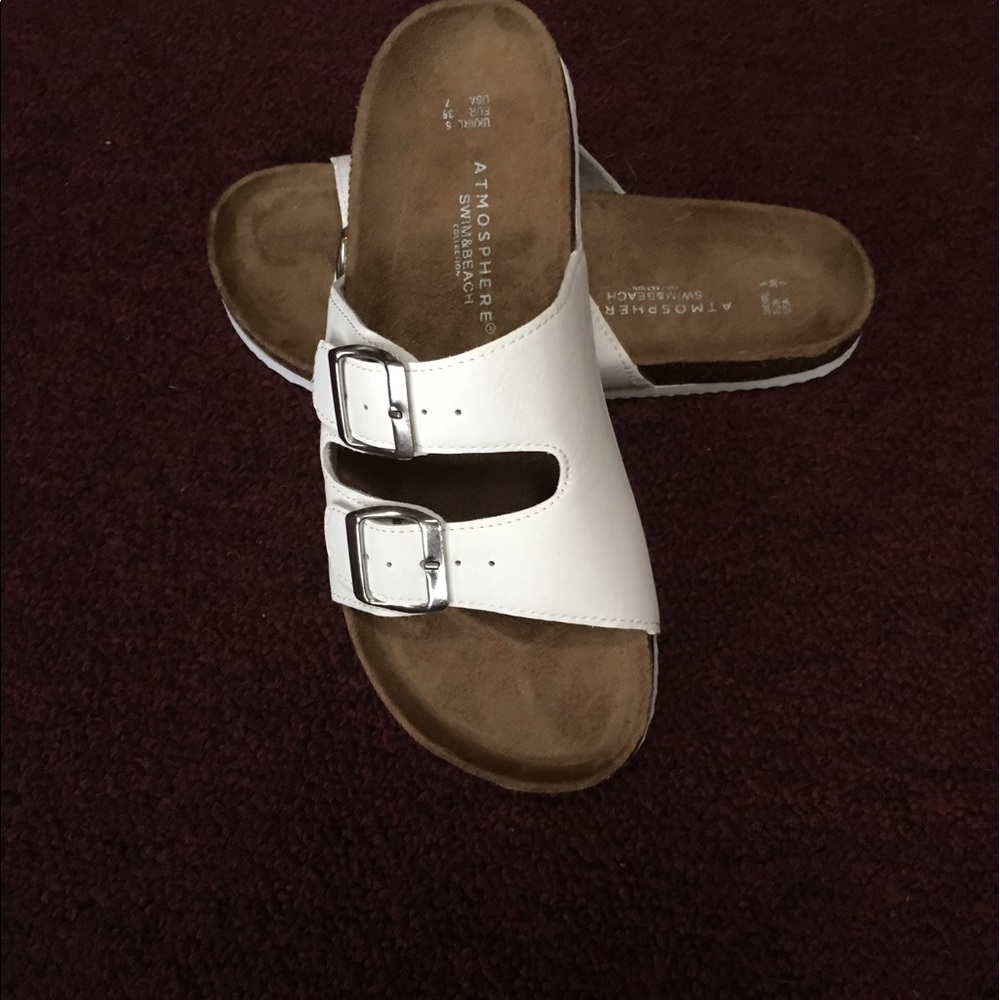 NWOT White summer sandals