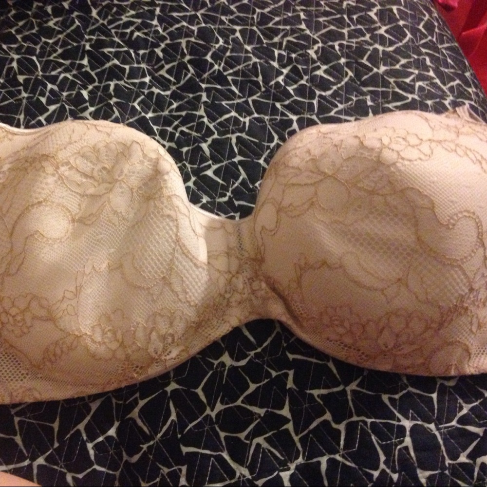 Beige mesh lane Bryant bra