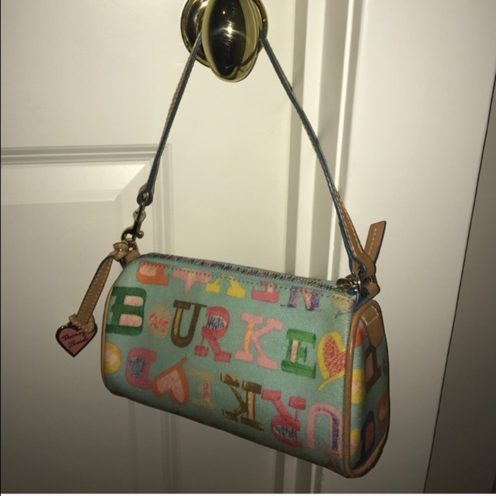 Dooney & Bourke women’s mini vintage barrel bag from the Doodle Collection