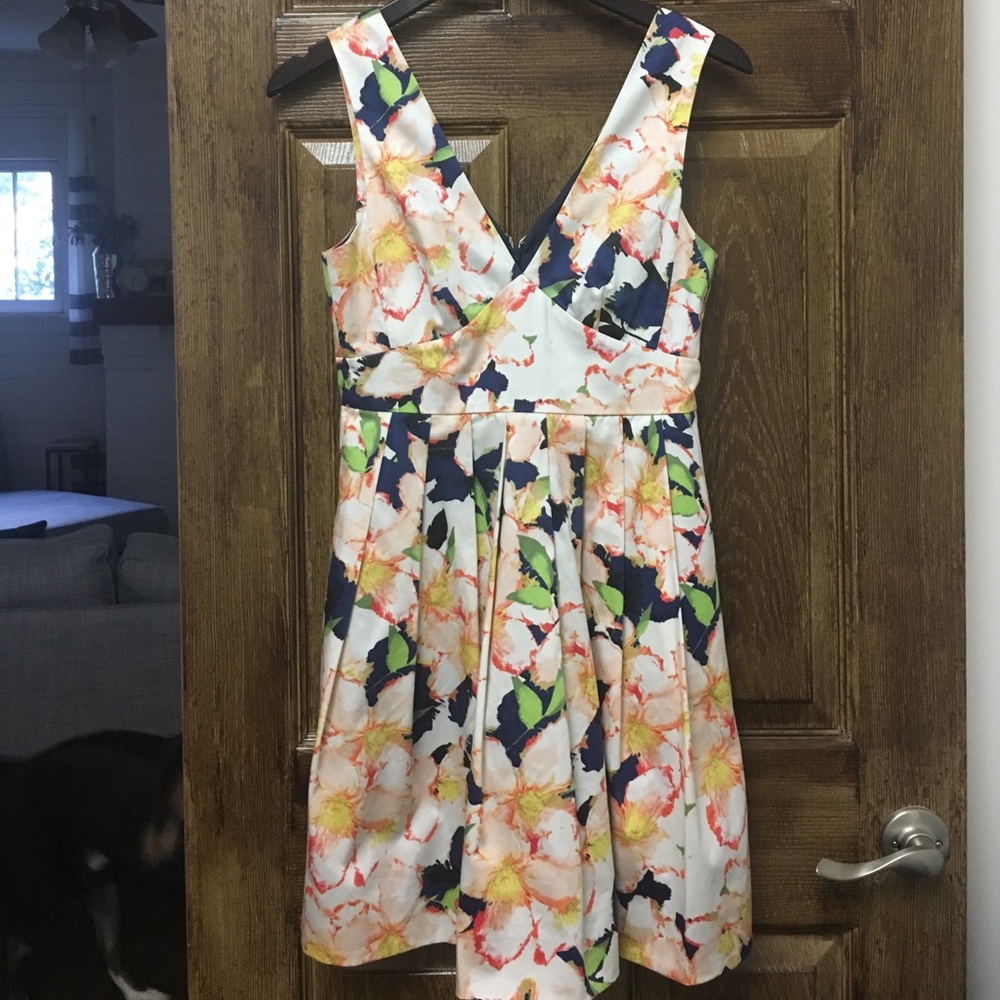 JCREW floral cocktail dress