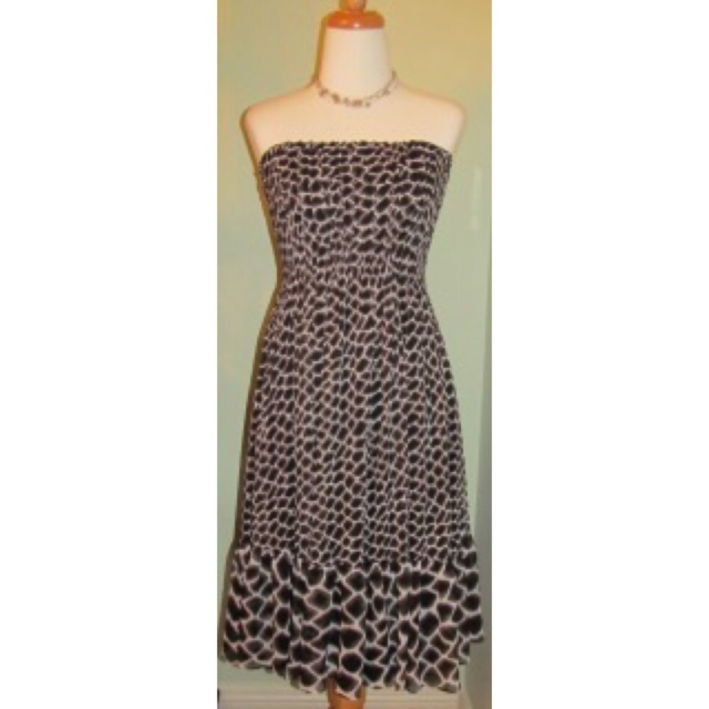 White House Black Market strapless Dress S 0 2