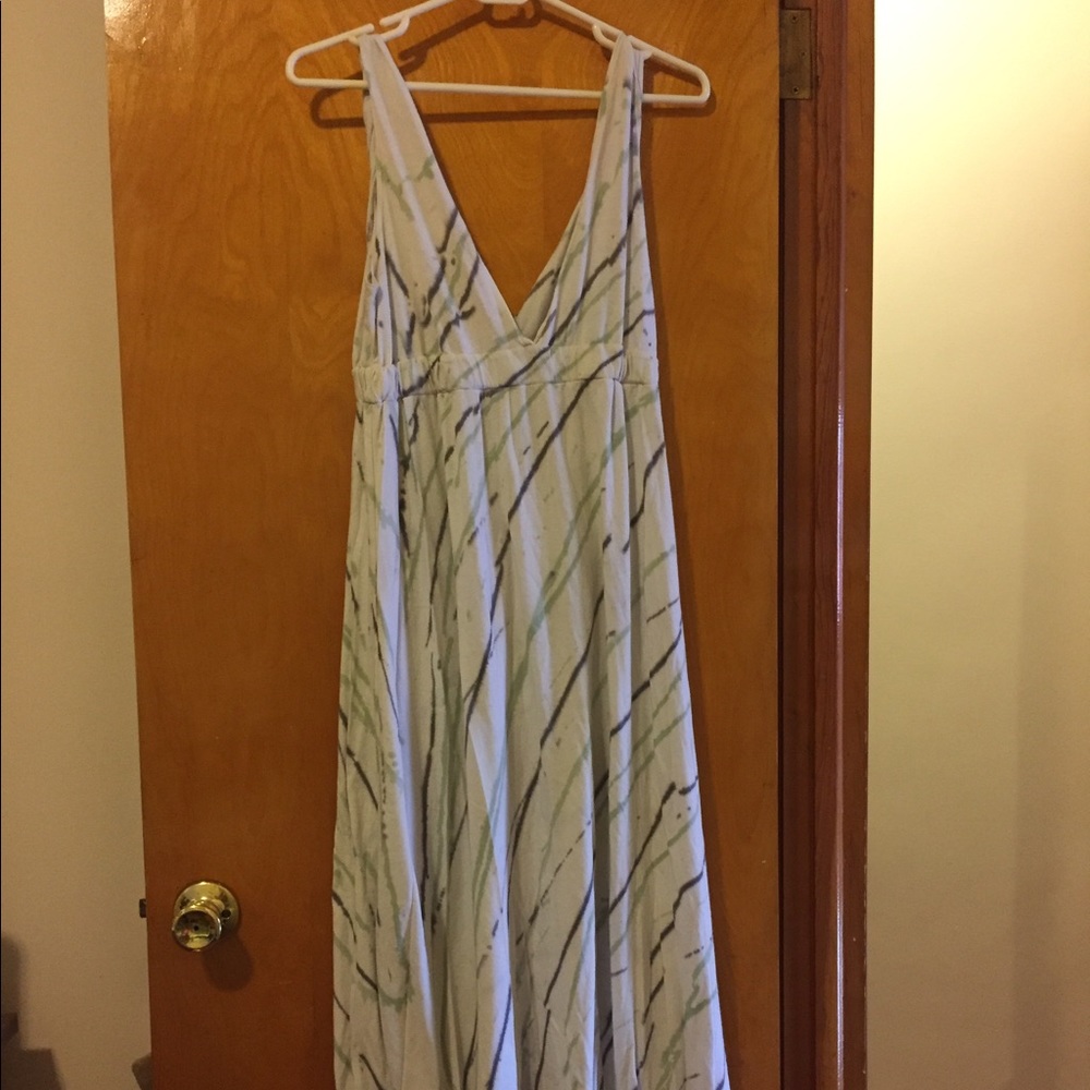 The dye maxi dress